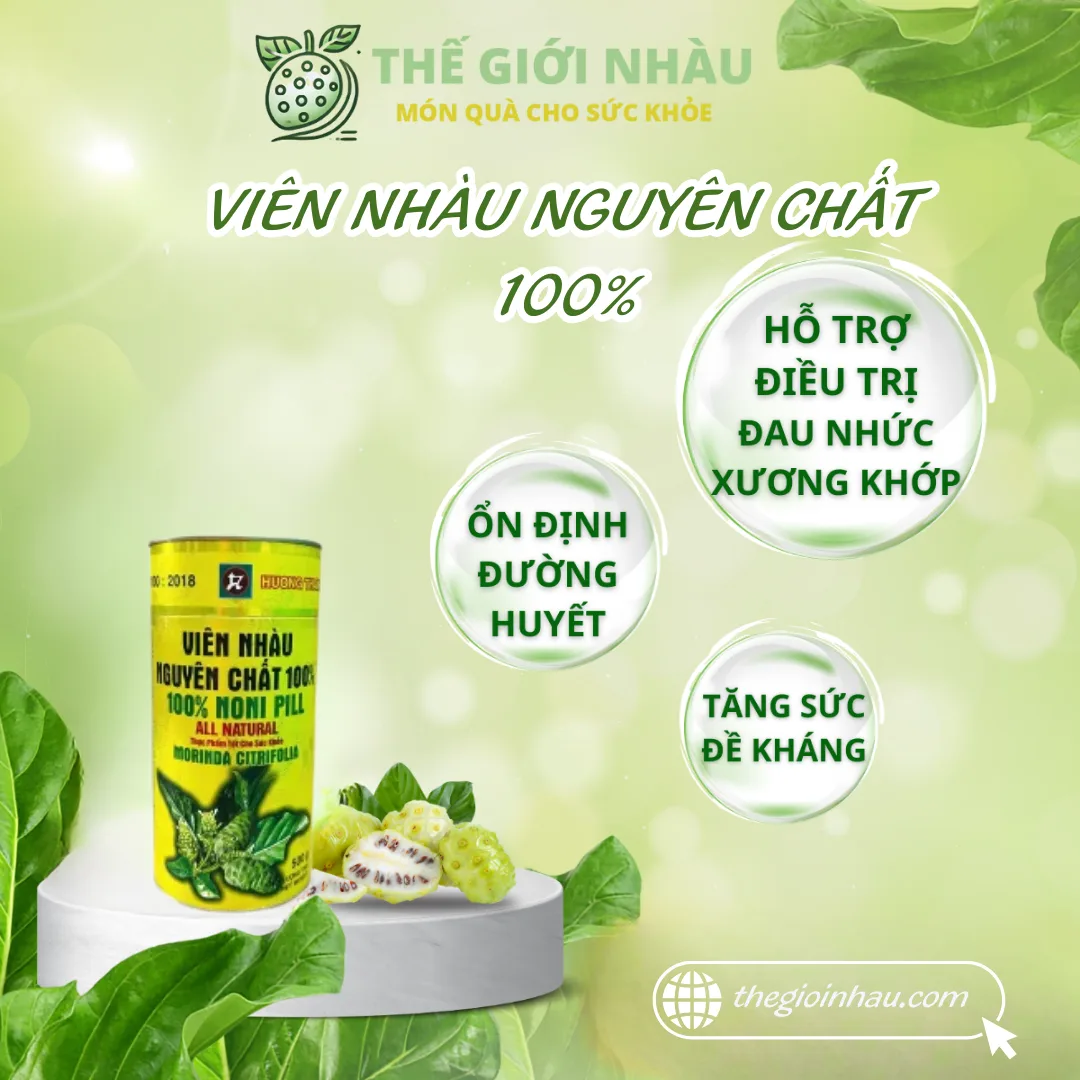 viên nhàu nguyên chất
