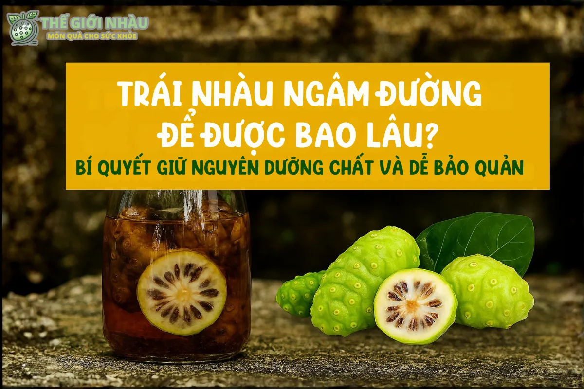 Trái Nhàu Ngâm Đường Để Được Bao Lâu? Bí Quyết Giữ Nguyên Dưỡng Chất Và Dễ Bảo Quản
